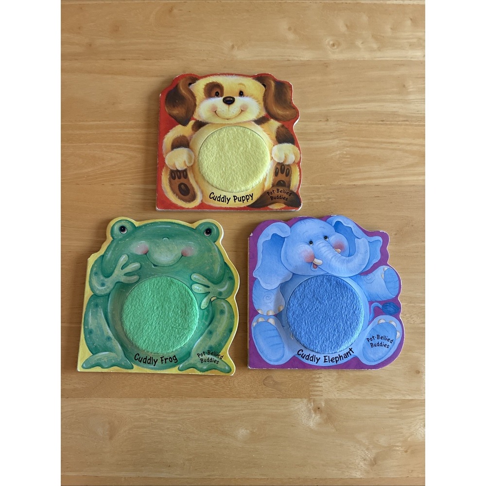 Flying Frog Publishing Pot Bellied Buddies Cuddly Board Books X 3